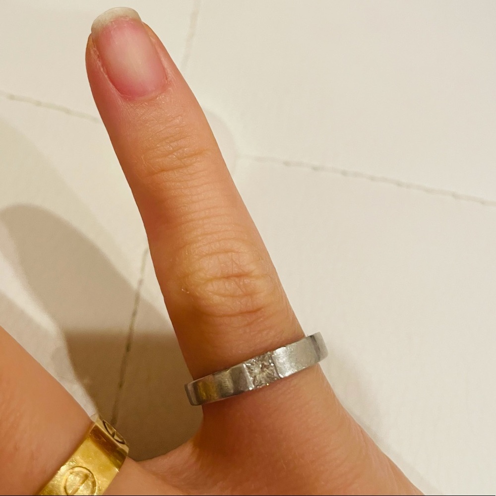 Platinum ring - Picture 4 of 5